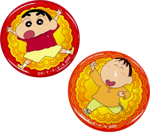 クレヨンしんちゃん 缶バッジ（ランダム8種） 2025映画 | クレヨン